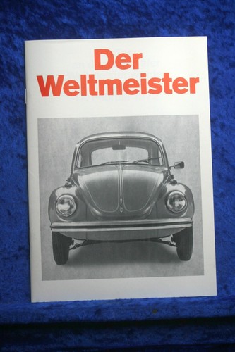 Käfer 1972 prospekt - vw,