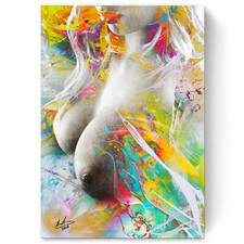 LEINWAND BILD EROTIK AKT FRAU