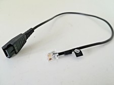 8800-00-01 Anschlusskabel für Jabra GN Netcom Headset RJ10 4/4 Stecker auf GN/QD