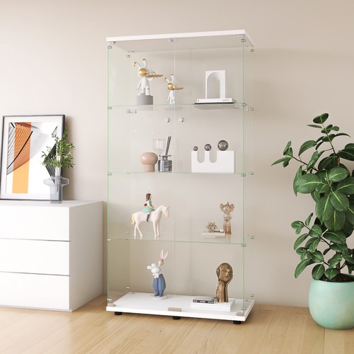 Hartglas vitrine - hartglas,