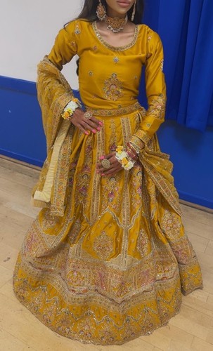 Mendhi braut lengha teiliges - braut, 3-teiliges