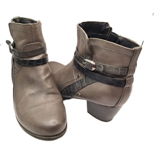 Damen stiefeletten leder braun - stiefeletten,
