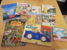 9 Bücher, Paket, Baby, Kleinkind ab 10 Monate, Tiere Fahrzeuge, Autos Puzzlebuch
