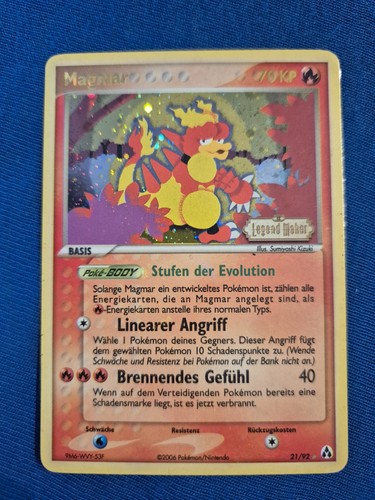 Pokemon magmar reverse holo - magmar, ex