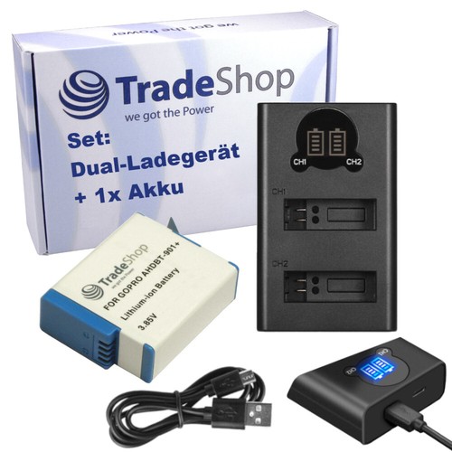 Set dual lcd usb ladegerät - set:, usb-c