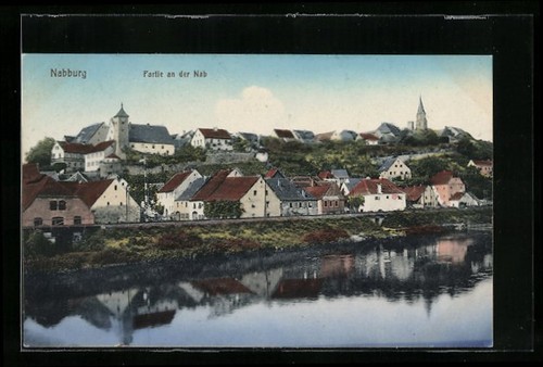 Nabburg panorama von der nab - panorama,