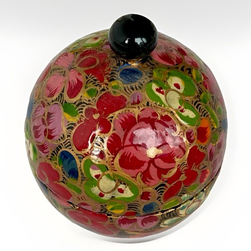 Kleine russische lackdose rot - kleine,