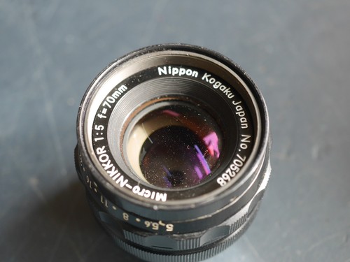 Nikon 70mm micro nikkor - 70mm, f5