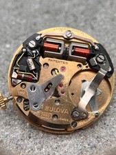#1662 DEFEKT ORIGINAL BULOVA ACCUTRON 218D UHRWERK STIMMGABEL MOVEMENT PART