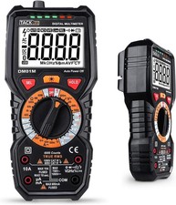 TACKLIFE Digital Multimeter 6000 Cnt manuelle Entfernungsmessung AC/DC Vol Curr