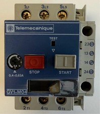Telemecanique Motorschutzschalter / Leistungsschutzschalter  0,4-0,63A / GV1-M04