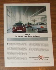 Seltene Werbung VELTA