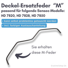 M-Feder, Ersatzteil f. Senseo Modell HD7820, HD7828,HD7850,Feder f. Hebel Deckel