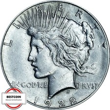 USA KM 150 One Peace Dollar von 1922 S in f.VZ  2332