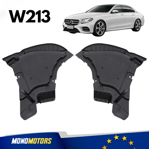 Engine underride guard left - engine,