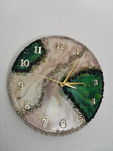 Wanduhr aus epoxidharz - ⭐,