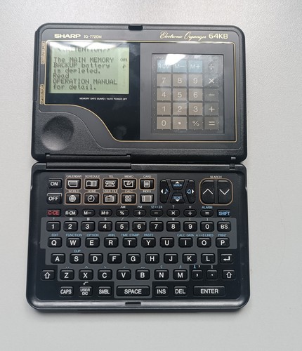 Sharp organizer 7720m - iq-7720m,
