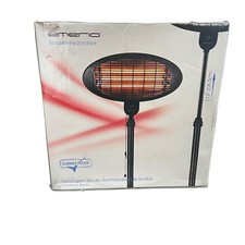 Infrarot Terrassenheistrahler 2000 W, schwarz Terrassenheizstrahler