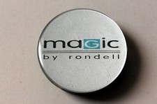 Original Rare Magic By RONDELL Silver Alloy Wheel Center Plastic Cap Cover Hub