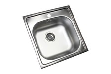 Edelstahl küchenspüle 50cm - edelstahl,