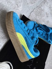 FENTY x PUMA Creeper Phatty by Rihanna Sneaker Damen Blue Lime Pow Gum Blau Gelb