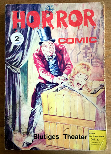 Horror comic blutiges - comic,