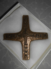 Haussegen Bronze Kreuz 10,5 cm