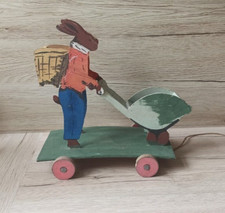 Schöner alter Holz Nachzieh-