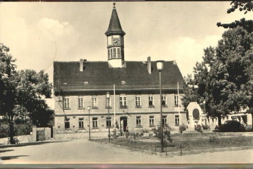 Schildau rathaus 1950 - schildau,