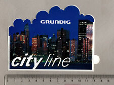 Aufkleber/Sticker GRUNDIG City Line