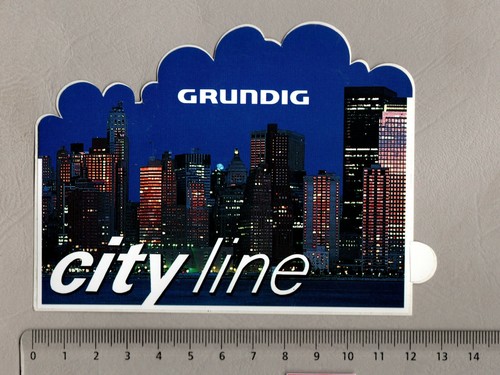 Aufkleber sticker grundig city - aufkleber/sticker,