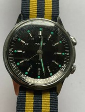 Poljot  - Handaufzug - seltenes Model mit Wecker - Handaufzug  - Werk läuft 