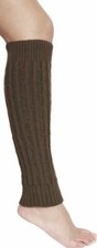 Warme Zopf Strick Beinstulpen