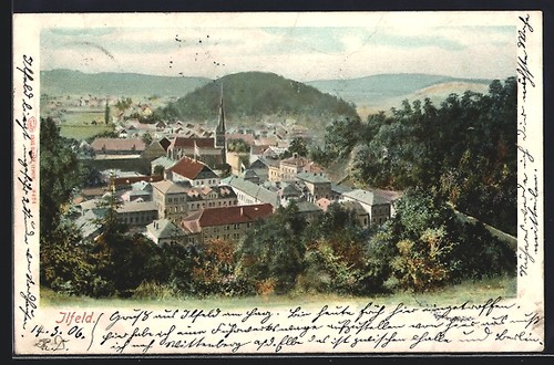 Künstler ilfeld harz - künstler-ak,