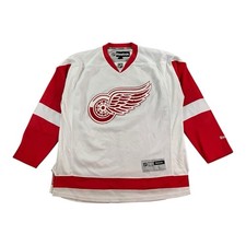 Detroit Red Wings L NHL Trikot Herren Weiß Rot Eishockey Reebok