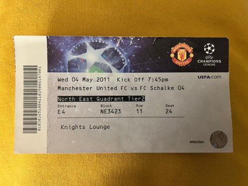 Ticket manchester united fc - manchester,
