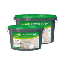 proNatur Lehm-Streichputz Innen Wand & Decke fein atmungsaktiv  7kg (3,99€/1kg)