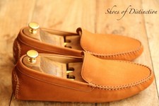 John Lobb hellbraune Nubukleder Fahrschuhe Halbschuhe Herren UK 7 EU 41 US 8