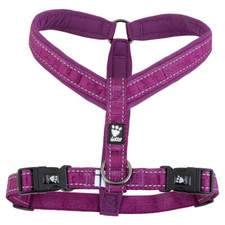 Hurtta Casual Y-Geschirr Violett für Hunde, verstellbar, reflektierend, Komfort