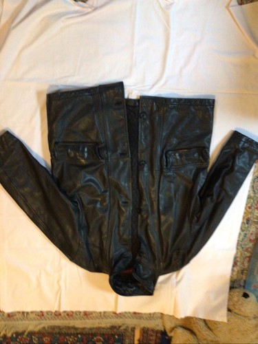 Herren leder jacke - herren, xl