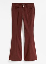 Elegante Schlaghose aus Twill