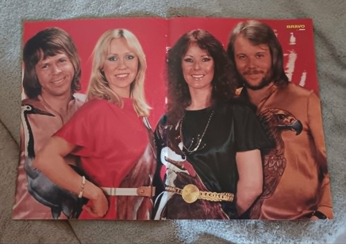 Orig abba poster vom - -,