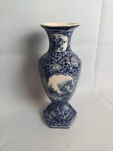 Antike blaue vase - delft, stil