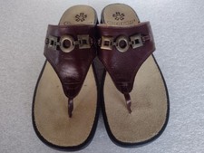 GANTER zehen sandale LEDER damenschuh gr 4,5 F    INNENLÄNGE ca 24 cm