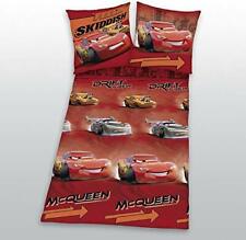 Herding Bettwäsche Disney Cars rot, 80x80 cm, 135 200 cm Flanell 