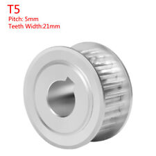 T5 12-60Zähne Zahnriemenscheibe AF-typ Mit Keyway Riemenscheibe Zahnbreite 21mm