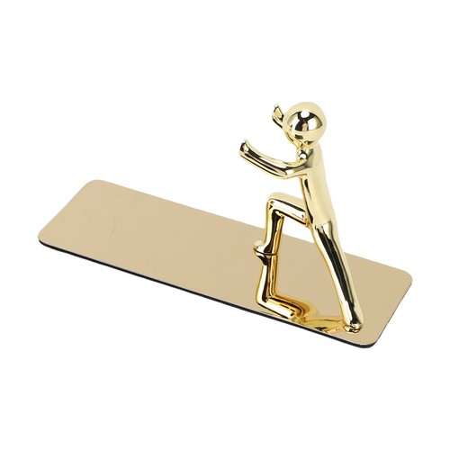 Goldene mann buchstützen - mann,