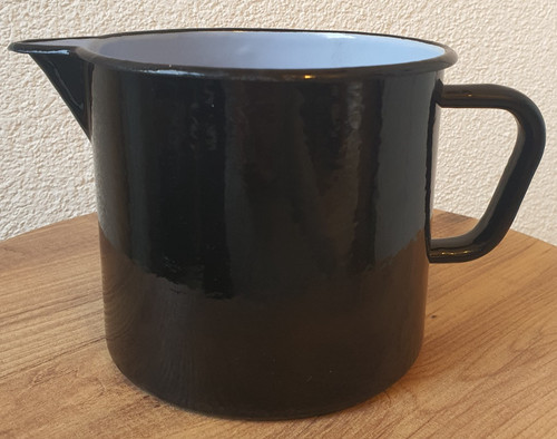 Emaille milchtopf alt - emaille, milchtopf,