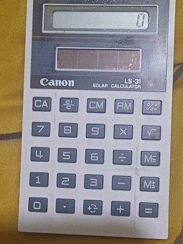 Vintage canon solar - vintage, ls-31
