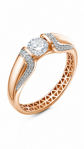 14k 585 rotgold ring - 14k,